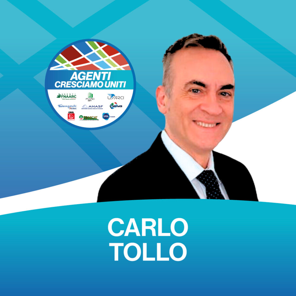 Carlo Tollo Candidato Agenti cresciamo Uniti Enasarco