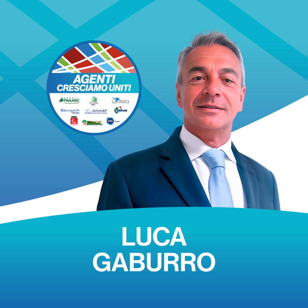 Luca Gaburro Candidato Agenti cresciamo Uniti Enasarco