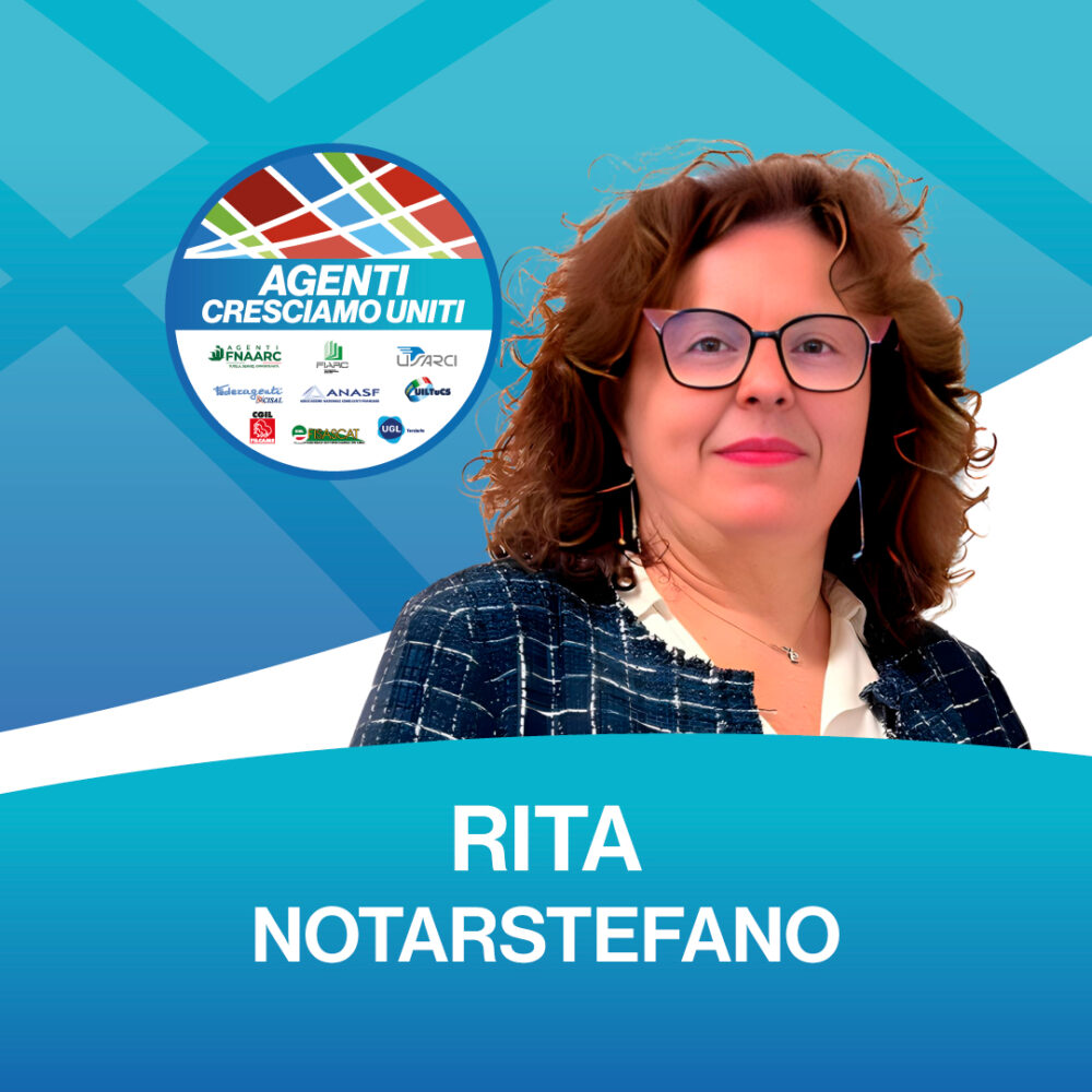 Rita Notarstefano Candidata Agenti cresciamo Uniti Enasarco